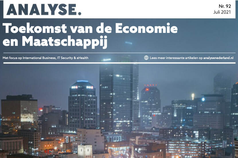 Cover 'Analyse. Toekomst van de Economie & Maatschappij' (bijlage FD)